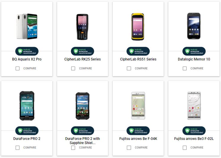 Android Enterprise Recommended